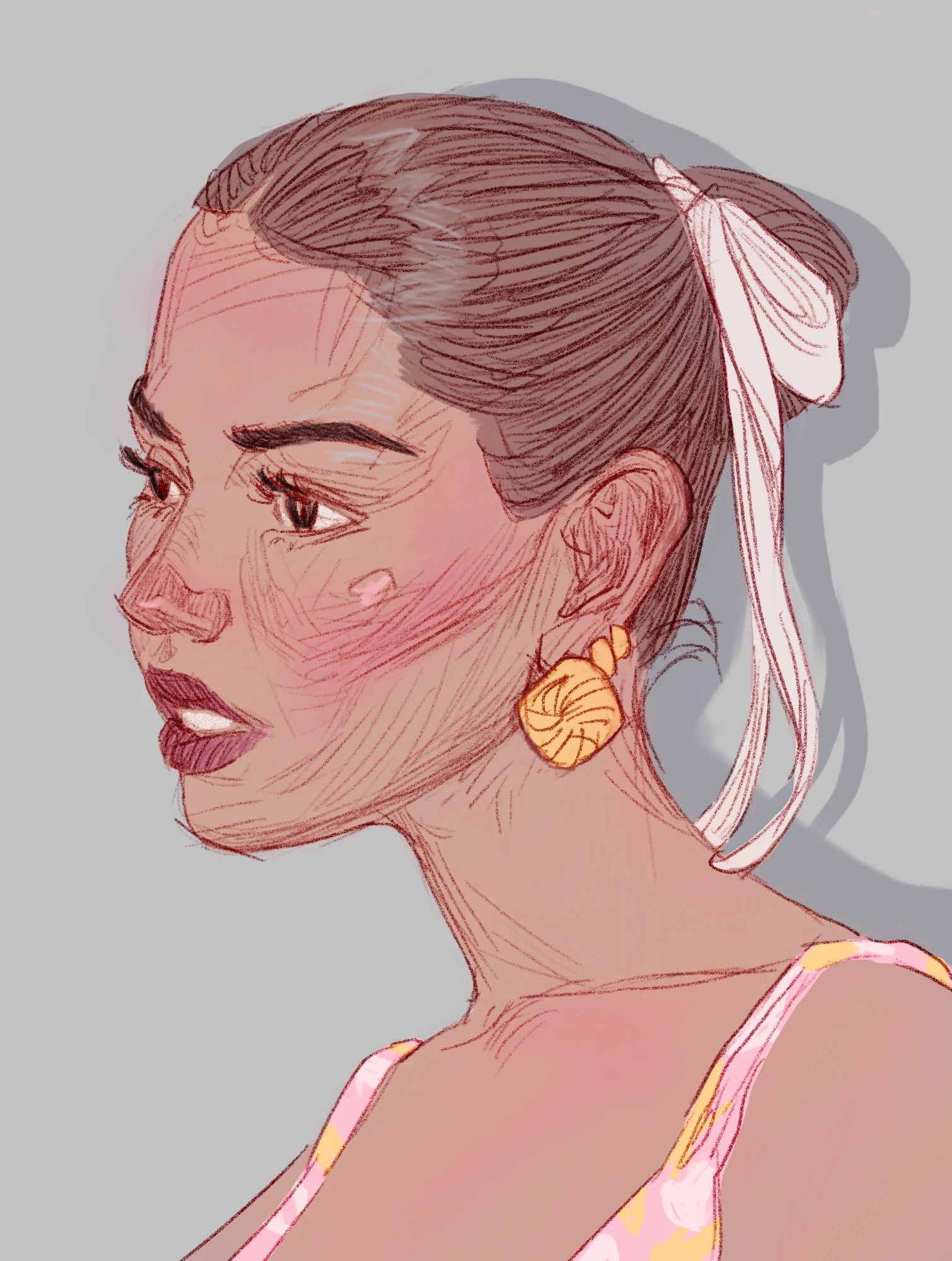 The portrait in color.