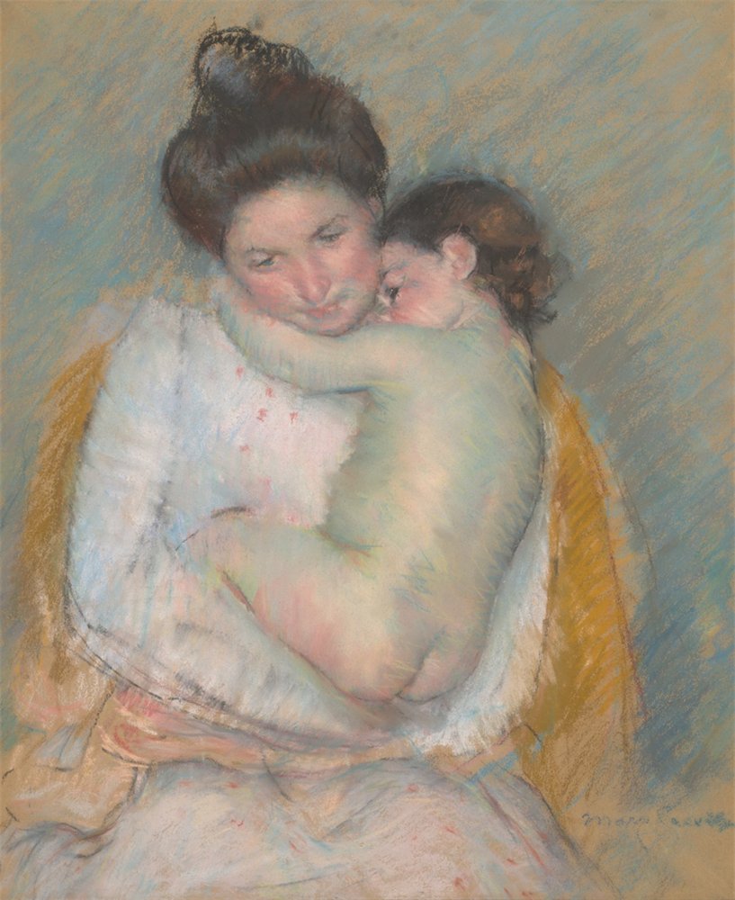 Sleepy Nicolle by Mary Cassatt, c. 1900