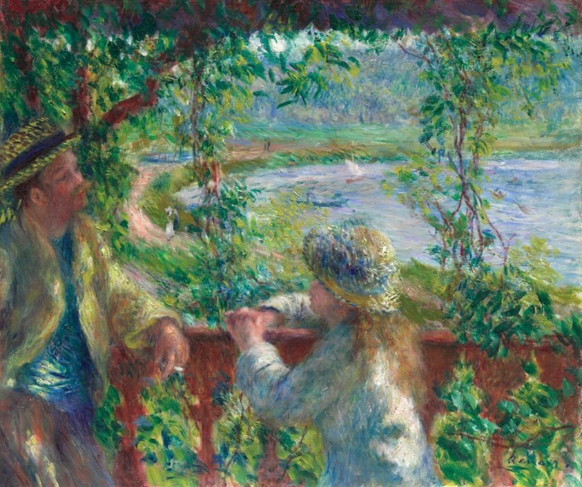 Near the Lake by Pierre-Auguste Renoir, 1879–80